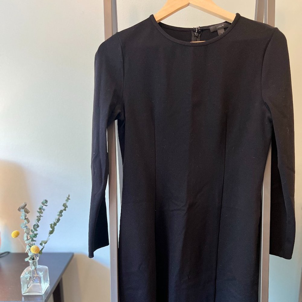 NEW/NEVER WORN J. Crew Four Season Stretch Sheath Dress - Black